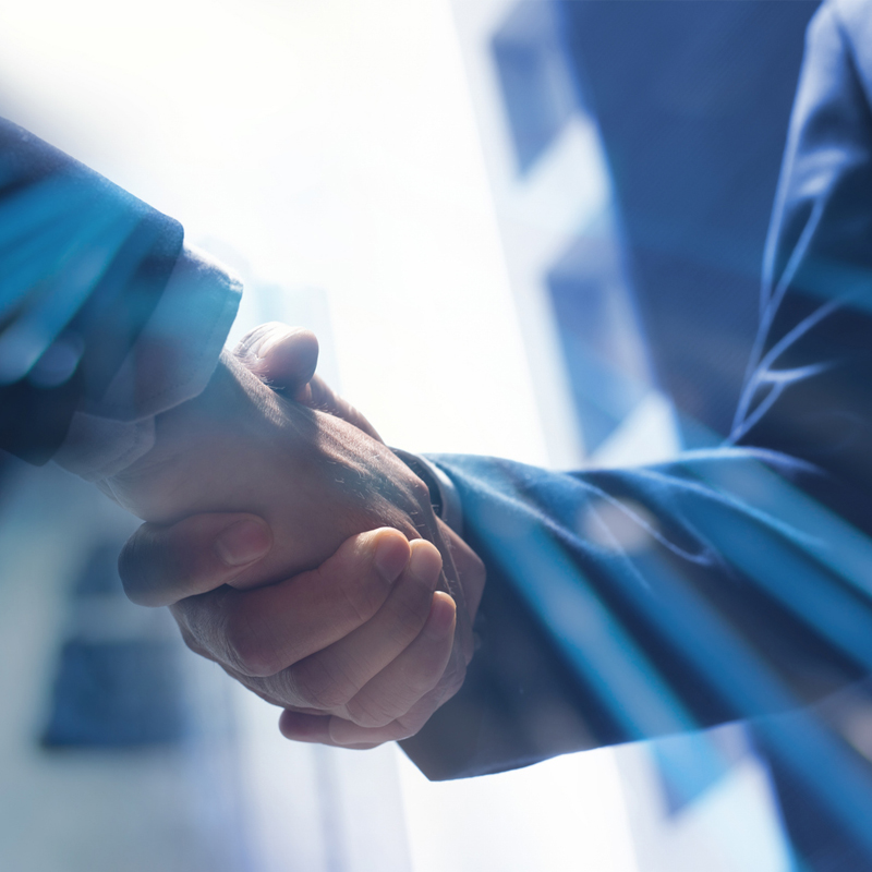 business person handshake